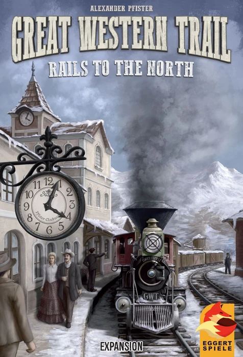 Cover image of Great Western Trail: Rails to the North board game