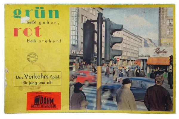 Cover image of Grün heißt gegen, rot bleibt stehen! board game