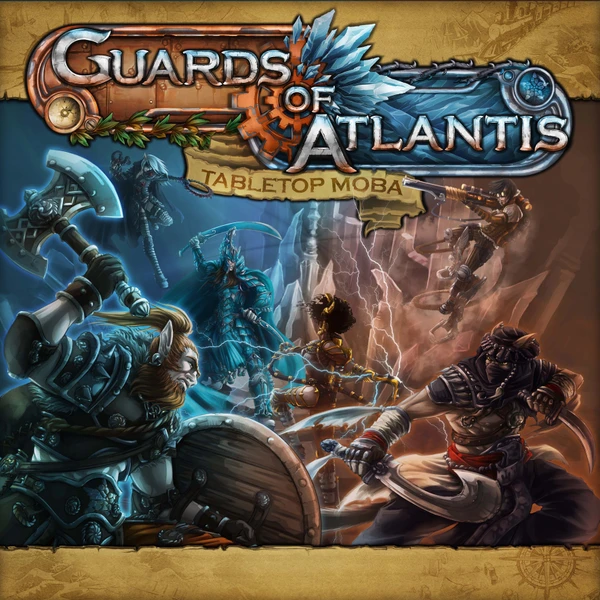 Cover image of Guards of Atlantis: Tabletop MOBA board game