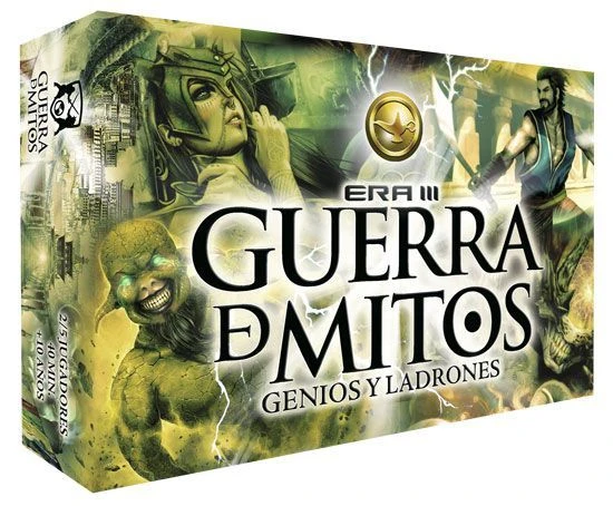 Cover image of Guerra de mitos XI: Genios y Ladrones board game