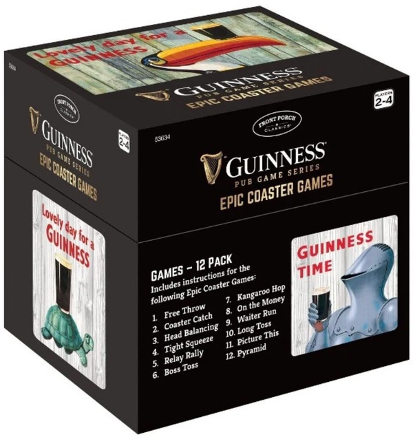 Cover image of Guinness: Pub Game Series – Epic Coaster Games board game