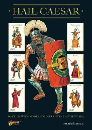 Cover image of Hail Caesar: Battles with Model Soldiers in the Ancient Era board game