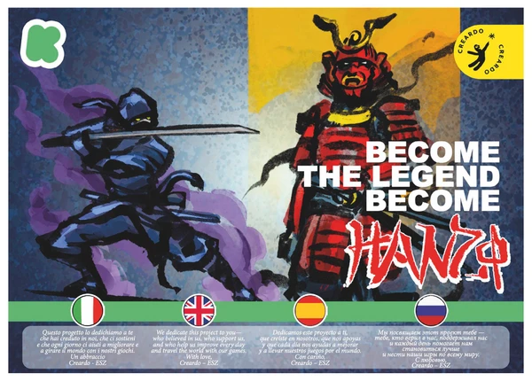 Cover image of Hanzō: Light and Shadow board game