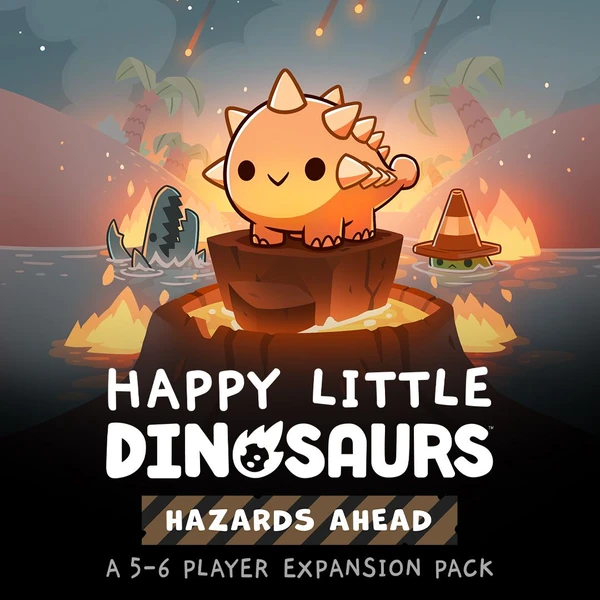 Cover image of Happy Little Dinosaurs: Hazards Ahead board game