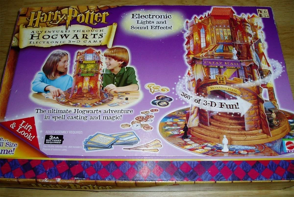 Cover image of Harry Potter: Adventures Through Hogwarts Electronic 3-D Game board game
