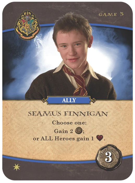 Cover image of Harry Potter: Hogwarts Battle – Ally: Seamus Finnigan board game