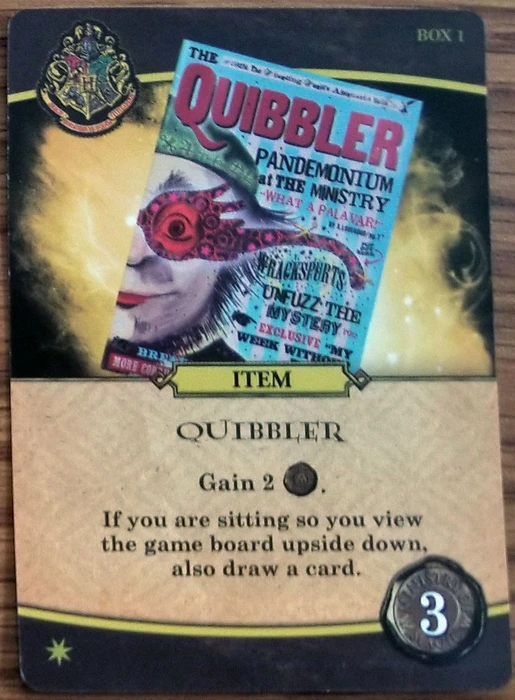 Cover image of Harry Potter: Hogwarts Battle – Item: Quibbler board game