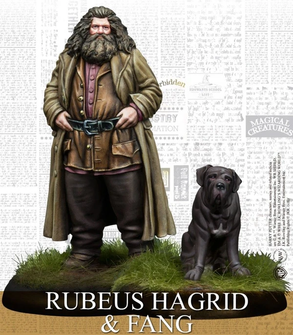 Cover image of Harry Potter Miniatures Game: Rubeus Hagrid & Fang Expansion board game