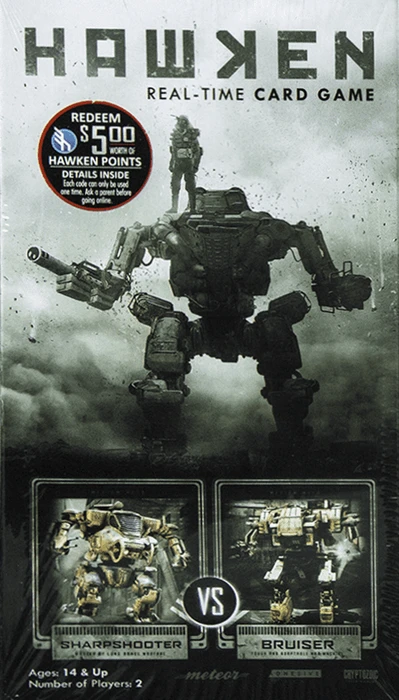 Cover image of Hawken: Real-Time Card Game – Sharpshooter vs. Bruiser board game