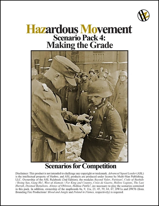 Cover image of Hazardous Movement Scenario Pack 4: Making the Grade board game