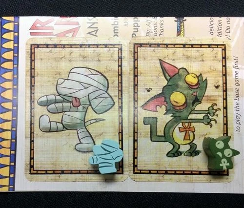 Cover image of Heir to the Pharaoh: Cursed Expansion board game