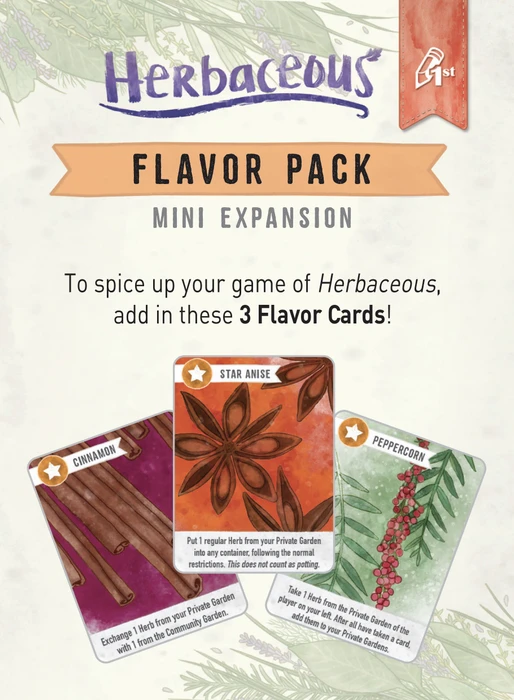 Cover image of Herbaceous: Flavor Pack Mini Expansion board game