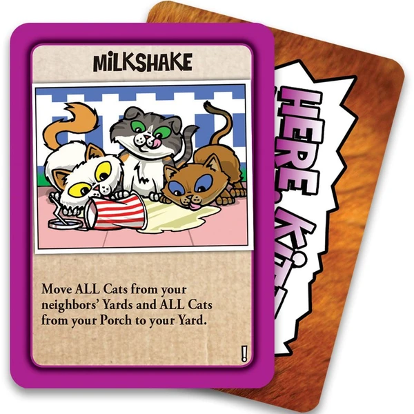 Cover image of Here, Kitty, Kitty!: Milkshake board game