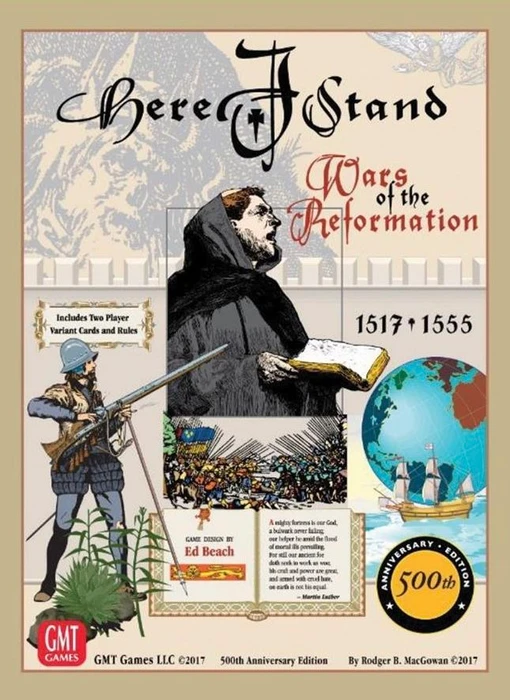 Cover image of Here I Stand: 500th Anniversary Edition board game
