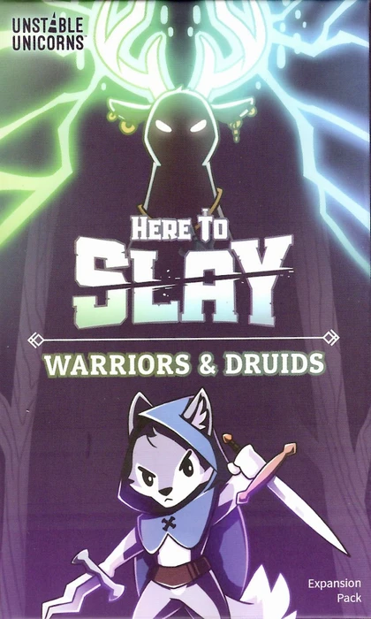 Cover image of Here to Slay: Warriors & Druids Expansion board game