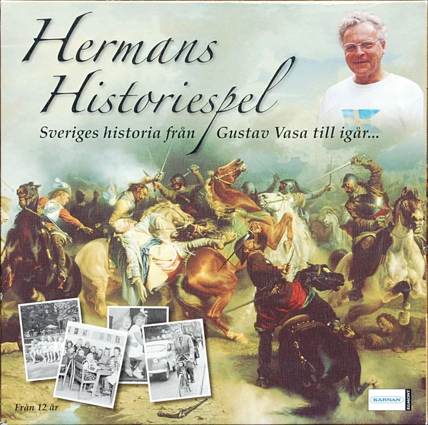 Cover image of Hermans Historiespel board game