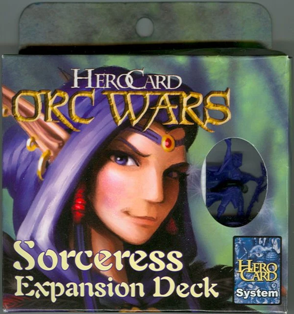 Cover image of HeroCard Orc Wars: Sorceress Expansion Deck board game