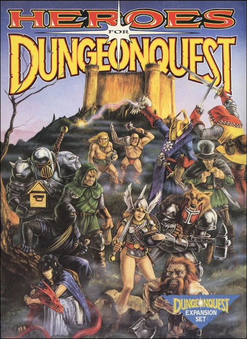 Cover image of Heroes for Dungeonquest board game