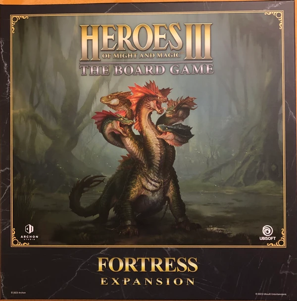 Cover image of Heroes of Might and Magic III: The Board Game – Fortress Expansion board game