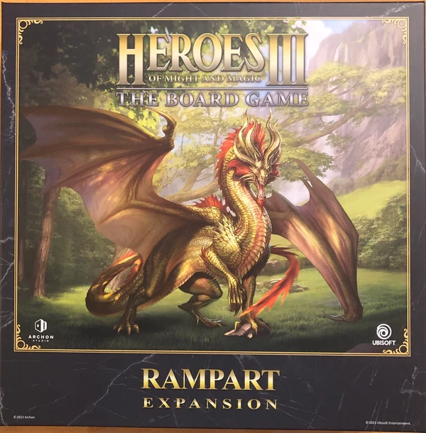 Cover image of Heroes of Might and Magic III: The Board Game – Rampart Expansion board game