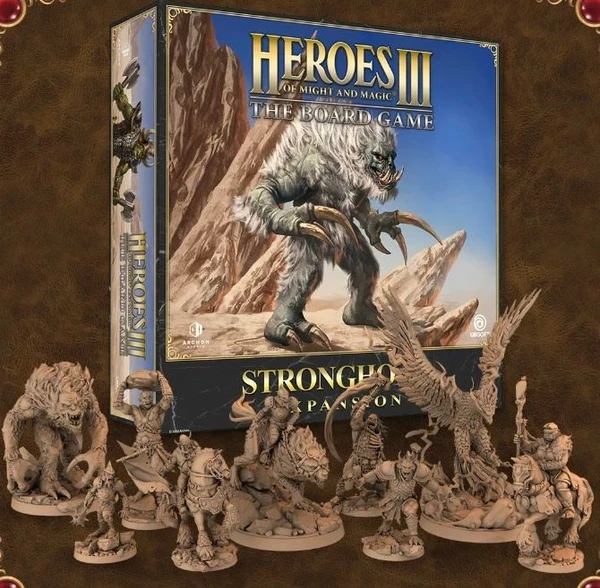 Cover image of Heroes of Might and Magic III: The Board Game – Stronghold Expansion board game