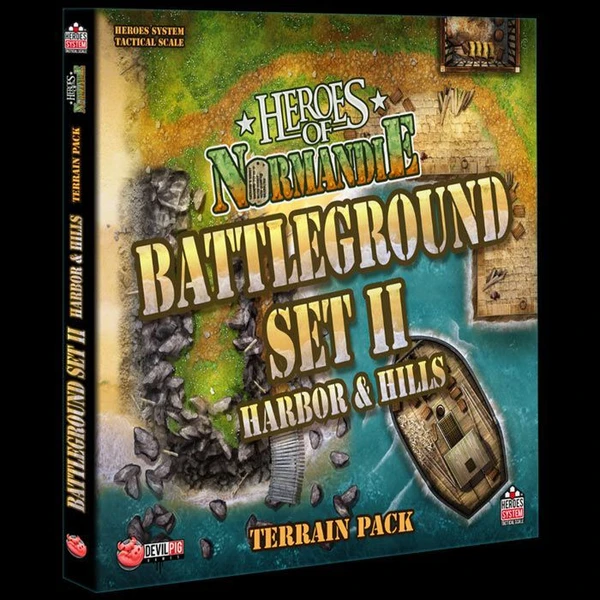 Cover image of Heroes of Normandie: Battleground Set II – Harbor & Hills board game