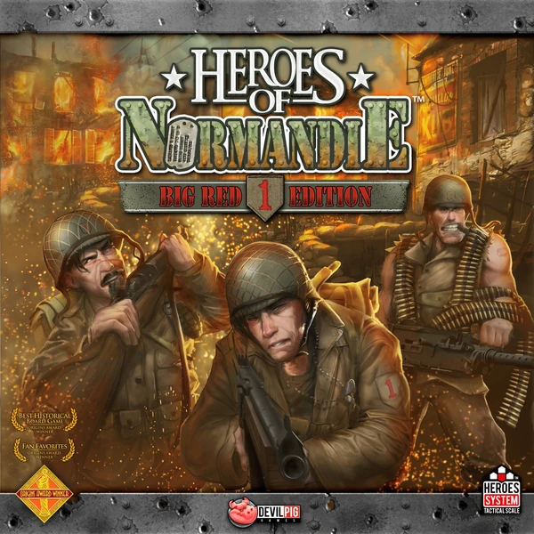 Cover image of Heroes of Normandie: Big Red One Edition board game
