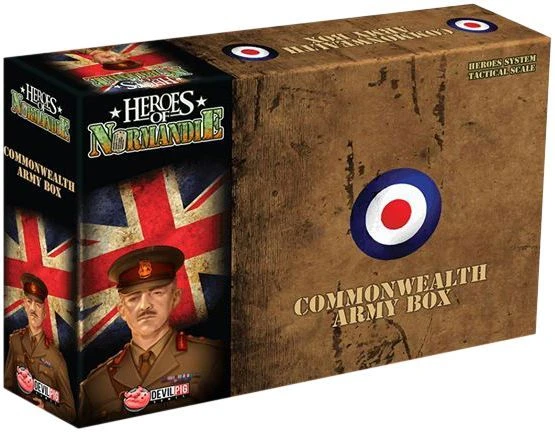 Cover image of Heroes of Normandie: Commonwealth Army Box board game