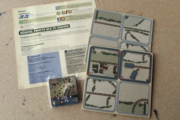 Cover image of Heroes of Normandie: The Tactical Card Game – Resistance board game