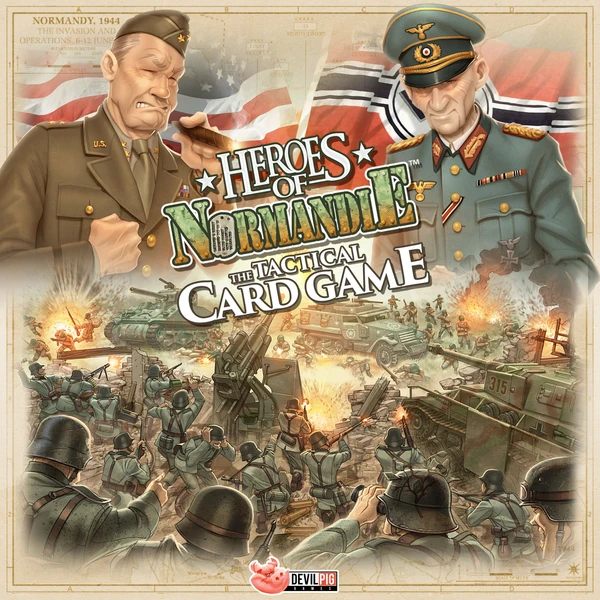 Cover image of Heroes of Normandie: The Tactical Card Game board game