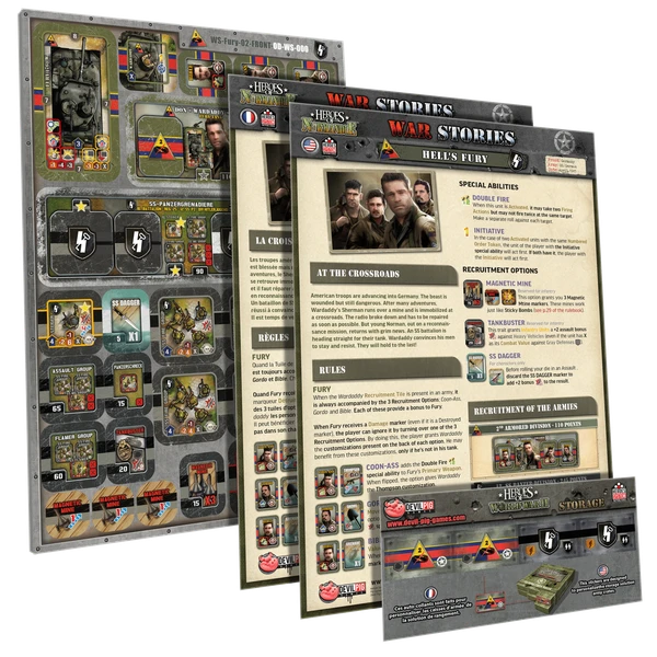 Cover image of Heroes of Normandie: War Stories #00 – Hell's Fury board game