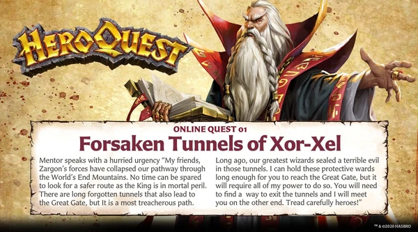 Cover image of HeroQuest: Forsaken Tunnels of Xor-Xel board game