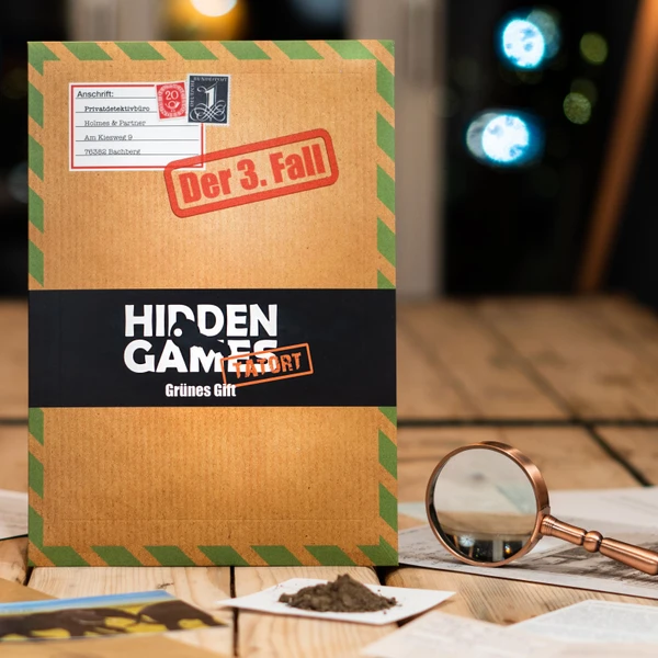 Cover image of Hidden Games Crime Scene: Green Poison board game
