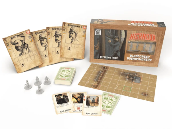 Cover image of High Noon: Bloodcreek Bushwhackers board game
