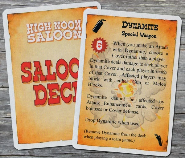 Cover image of High Noon Saloon: Dynamite Promo board game