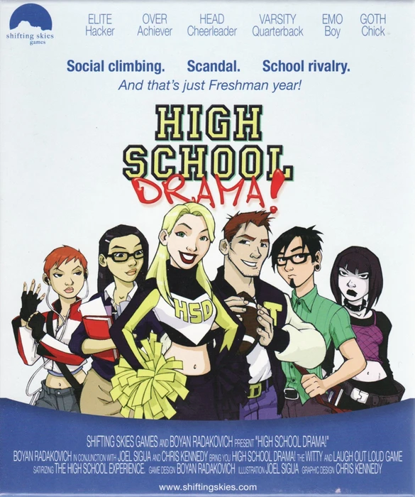 Cover image of High School Drama! board game
