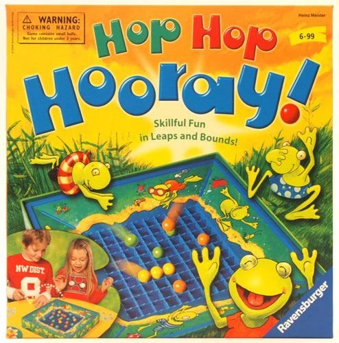 Cover image of Hop Hop Hooray! board game
