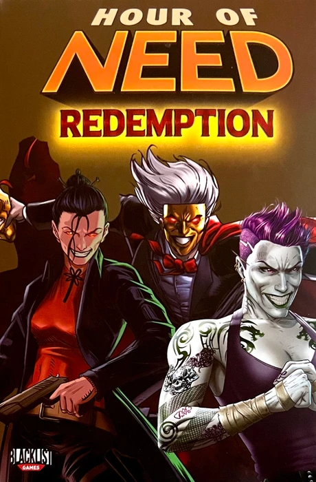 Cover image of Hour of Need: Redemption board game