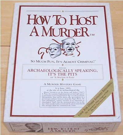Cover image of How to Host a Murder: Archaeologically Speaking, It's the Pits board game