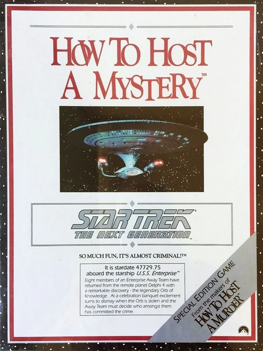 Cover image of How to Host a Mystery: Star Trek – The Next Generation board game