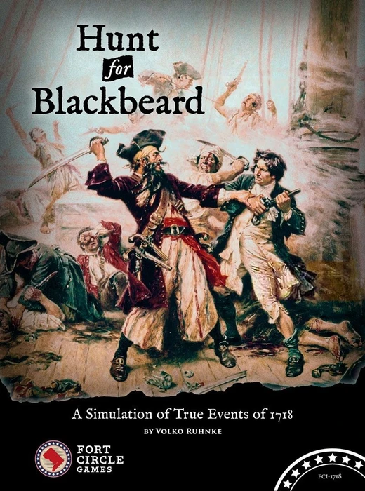 Cover image of Hunt for Blackbeard board game