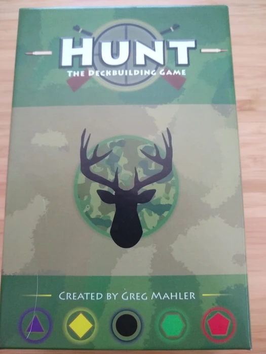 Cover image of HUNT: The Deckbuilding Game board game