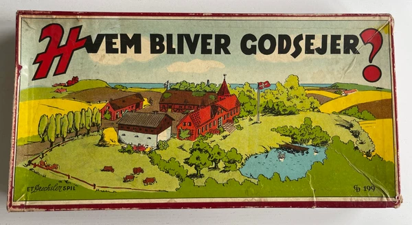 Cover image of Hvem bliver godsejer? board game