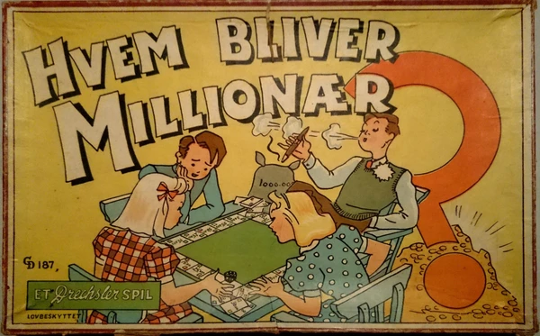 Cover image of Hvem Bliver Millionær? board game