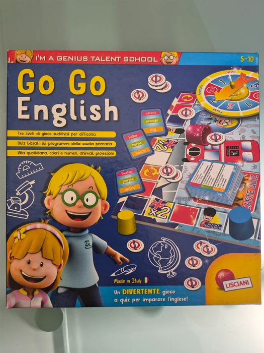 Cover image of I'm a Genius Talent School: Go Go English board game