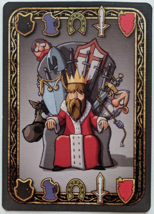 Cover image of I would Fight the Dragon...: King Promo Card board game