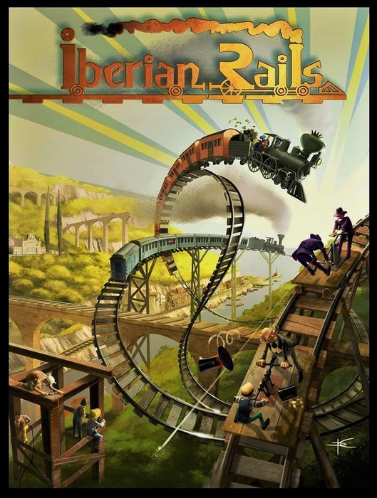 Cover image of Iberian Rails board game