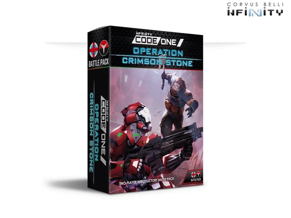 Cover image of Infinity CodeOne: Operation Crimson Stone board game
