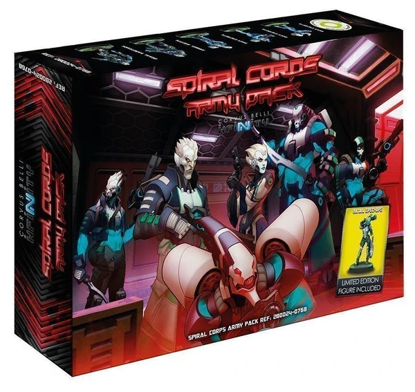 Cover image of Infinity: Spiral Corps Army Pack board game