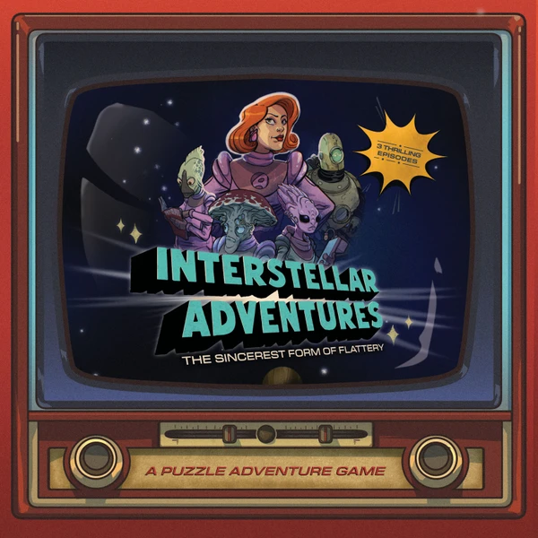 Cover image of Interstellar Adventures: The Sincerest Form of Flattery board game